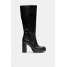 Bottes à talon plateforme