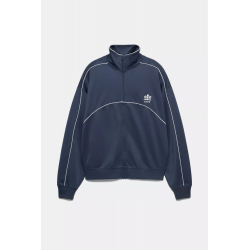 Veste a fermeture eclaire brodée