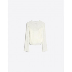 T-shirt manche longue dentelle