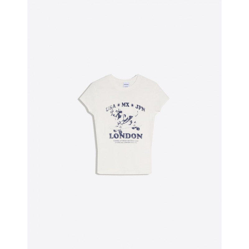 T-shirt manque courte imprimé