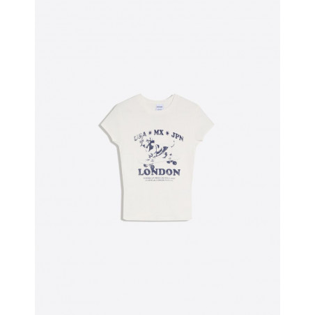 T-shirt manque courte imprimé