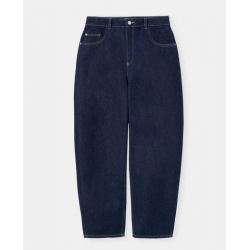Jeans barrel taille haute