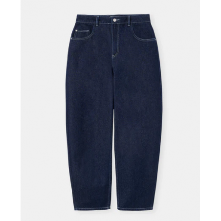 Jeans barrel taille haute