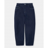 Jeans barrel taille haute